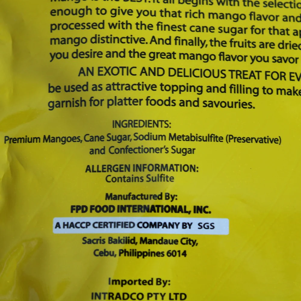 7D Dried Mangoes 100g - Image 3