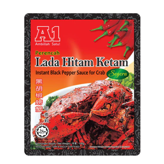 A1 Black Pepper Sauce for Crab 100g