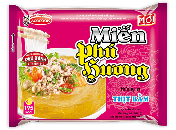 Acecook Minced Pork Artificial Flavour Instant Vermicelli 57g