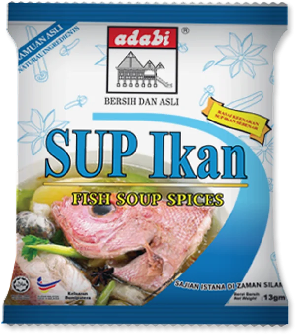 Adabi Sup Ikan Fish Soup Spices 13g (Best Before: 28-02-2027)