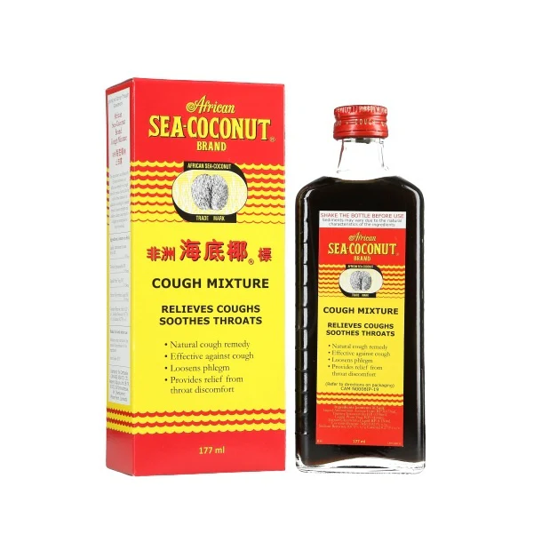 African Sea-Coconut Brand Cough Mixture 177ml