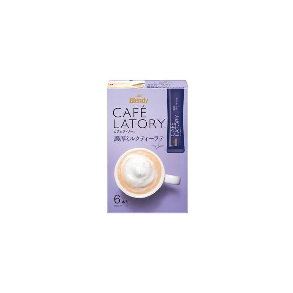AGF Blendy Stick Cafe Latte Rich Milk Tea Latte 6 Sticks