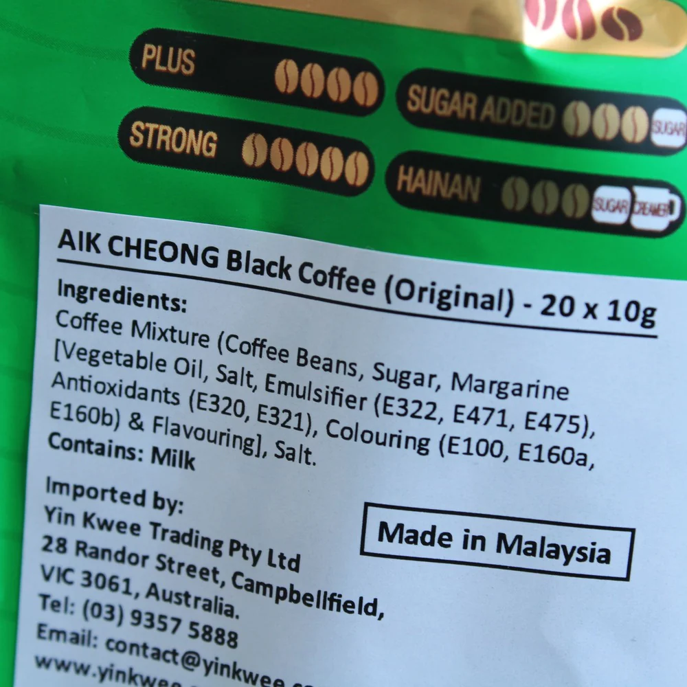 Aik Cheong Kopi O Coffee Bags Original 200g - Image 5