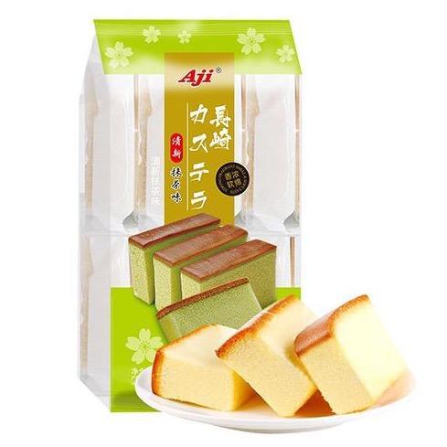 Aji Nagasaki Matcha Flavour Japanese Sponge Cake 330g (Best Before: 19-10-2026)
