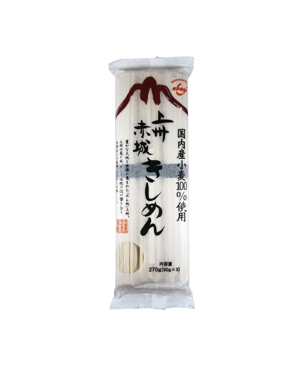Akagi Joshu Kishimen - Dried Wheat Noodle 270g