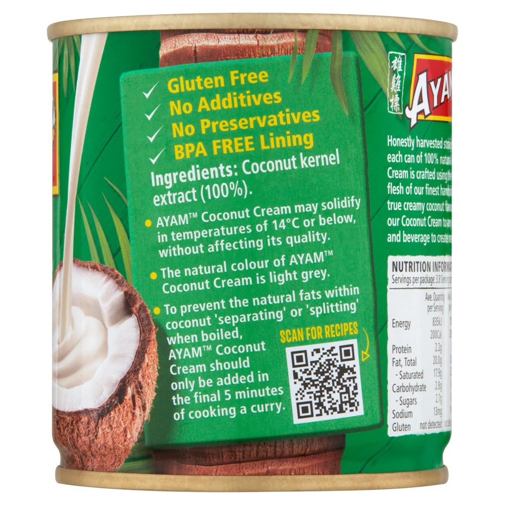 Ayam Coconut Cream 270ml - Image 2