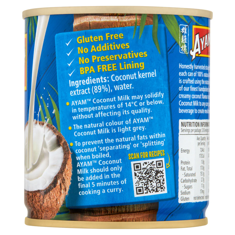 Ayam Coconut Milk 270ml - Image 3