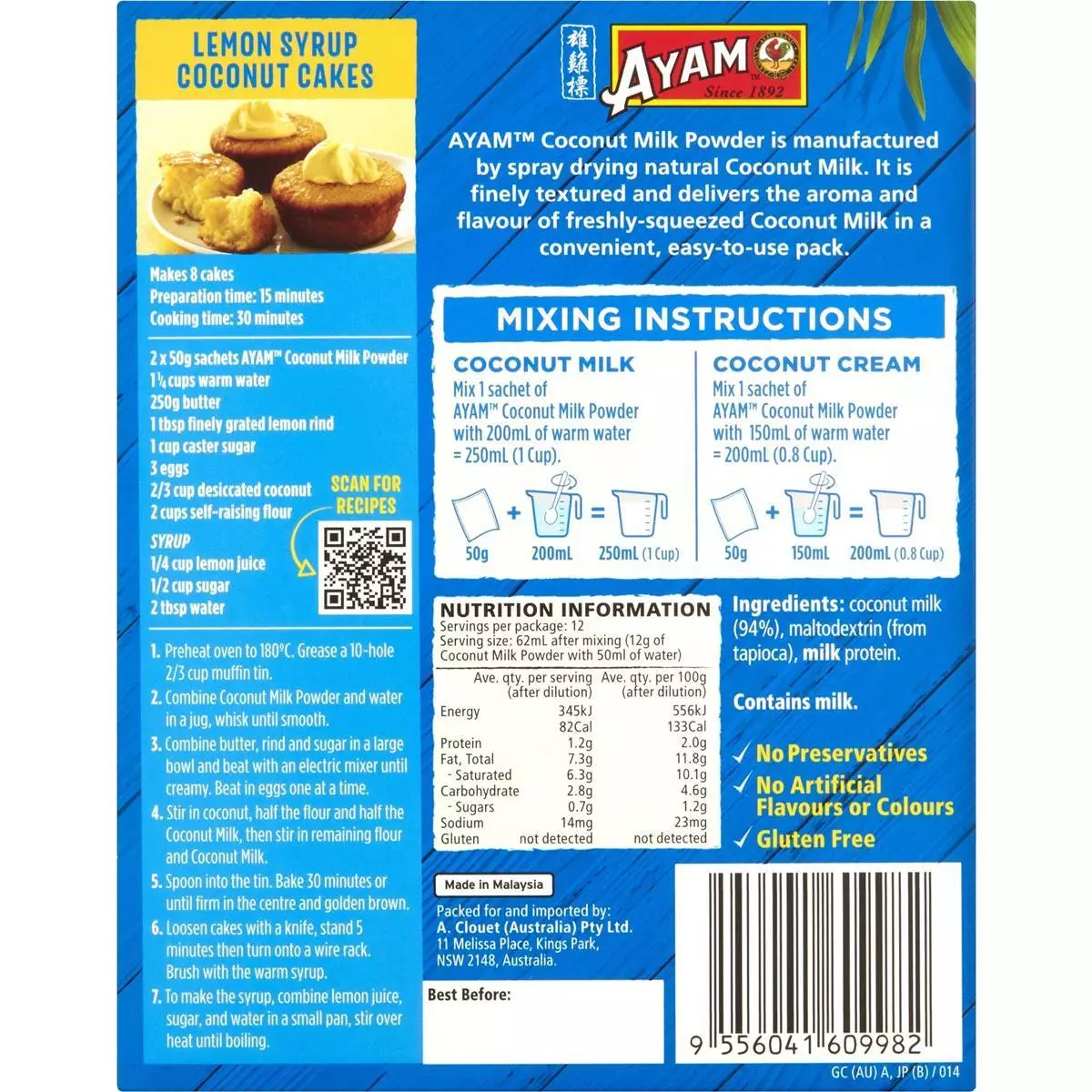 Ayam Coconut Milk Powder 150g - Image 2