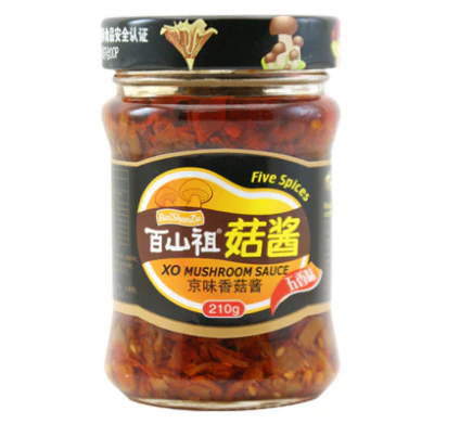 Baishanzu Five Spices Flavour XO Mushroom Sauce 210g (Best Before: 24-10-2027)