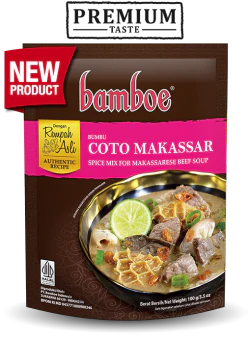 Bamboe Bumbu Coto Makassar Spice Mix For Makassarese Beef Soup 100g