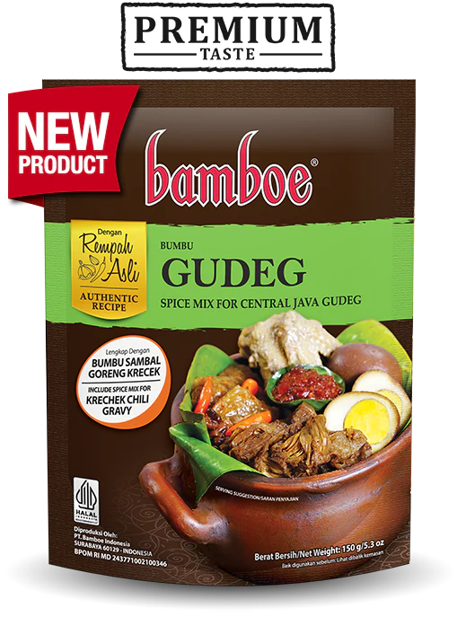 Bamboe Bumbu Gudeg Spice Mix For Central Java Gudeg 150g