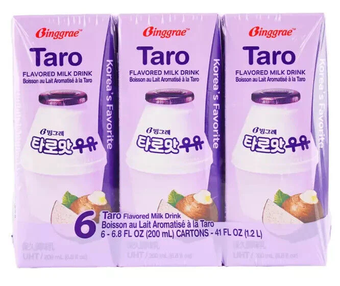 Binggrae Taro Flavoured Milk Drink 6*200ml