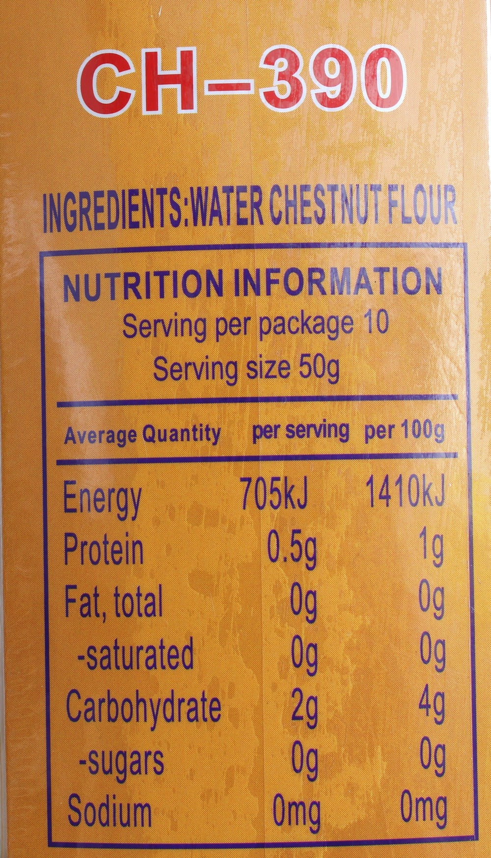 CAG Water Chestnut Flour 500g - Image 6