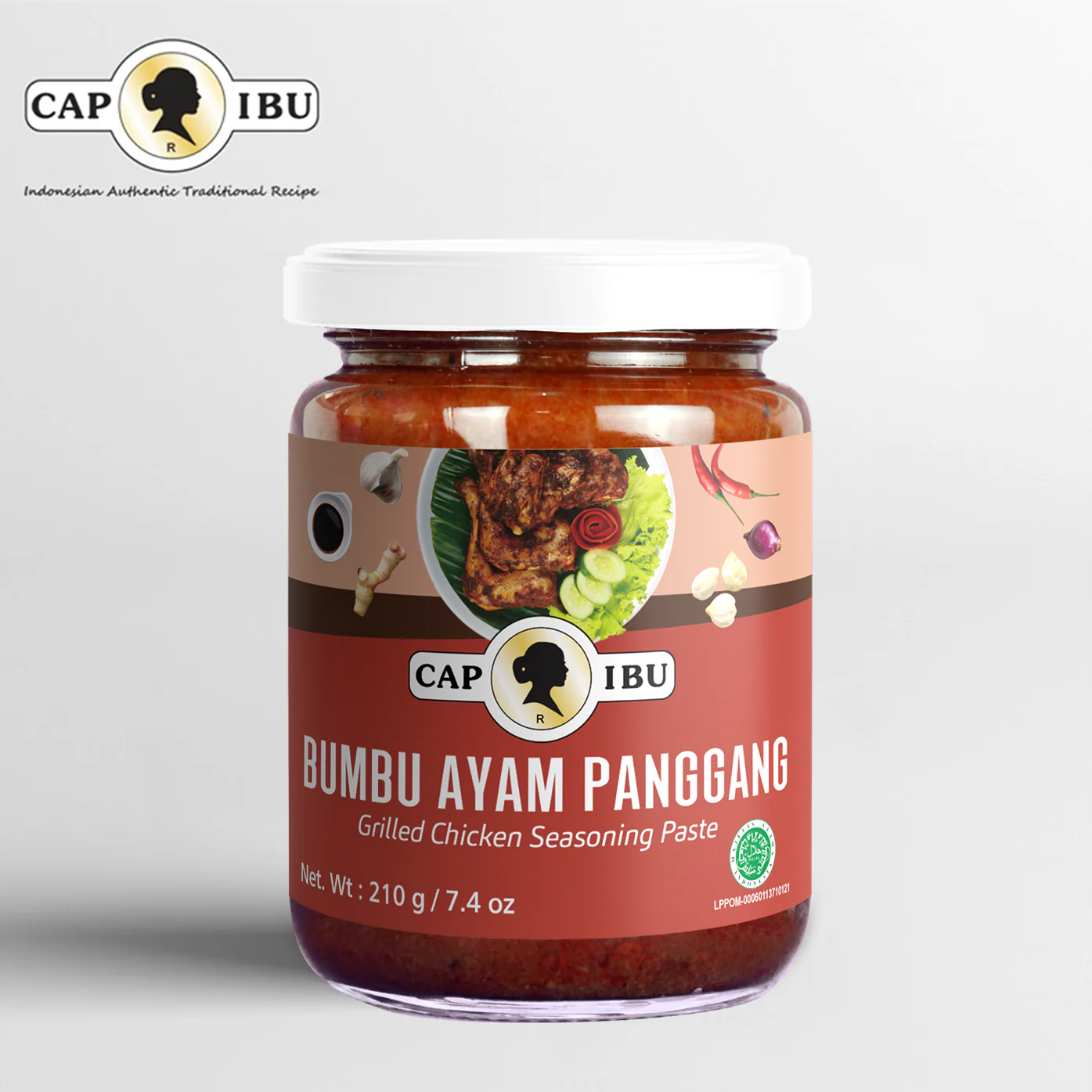 Cap Ibu Bumbu Ayam Panggang (Grilled Chicken Seasoning Paste) 210g