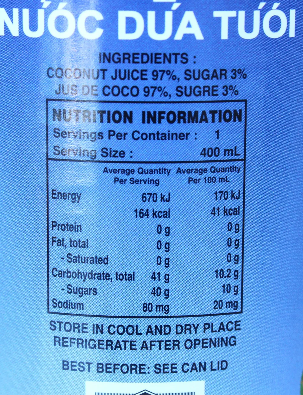 Chef's Choice Coconut Juice 400ml - Image 4