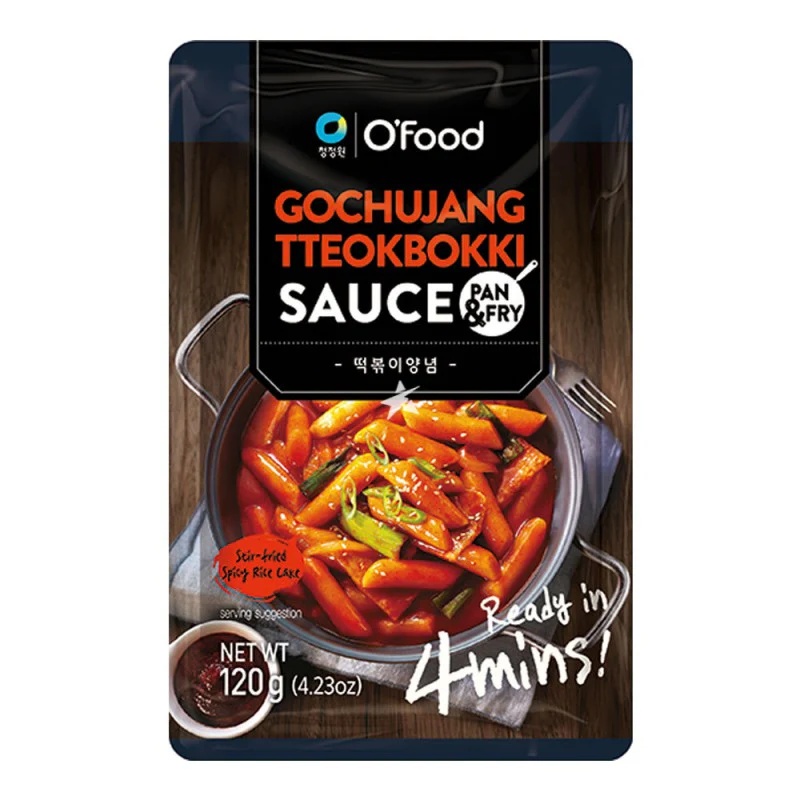Chung Jung Won Tteobokki Sauce (Stir-Fried Rice Cake Sauce) 120g