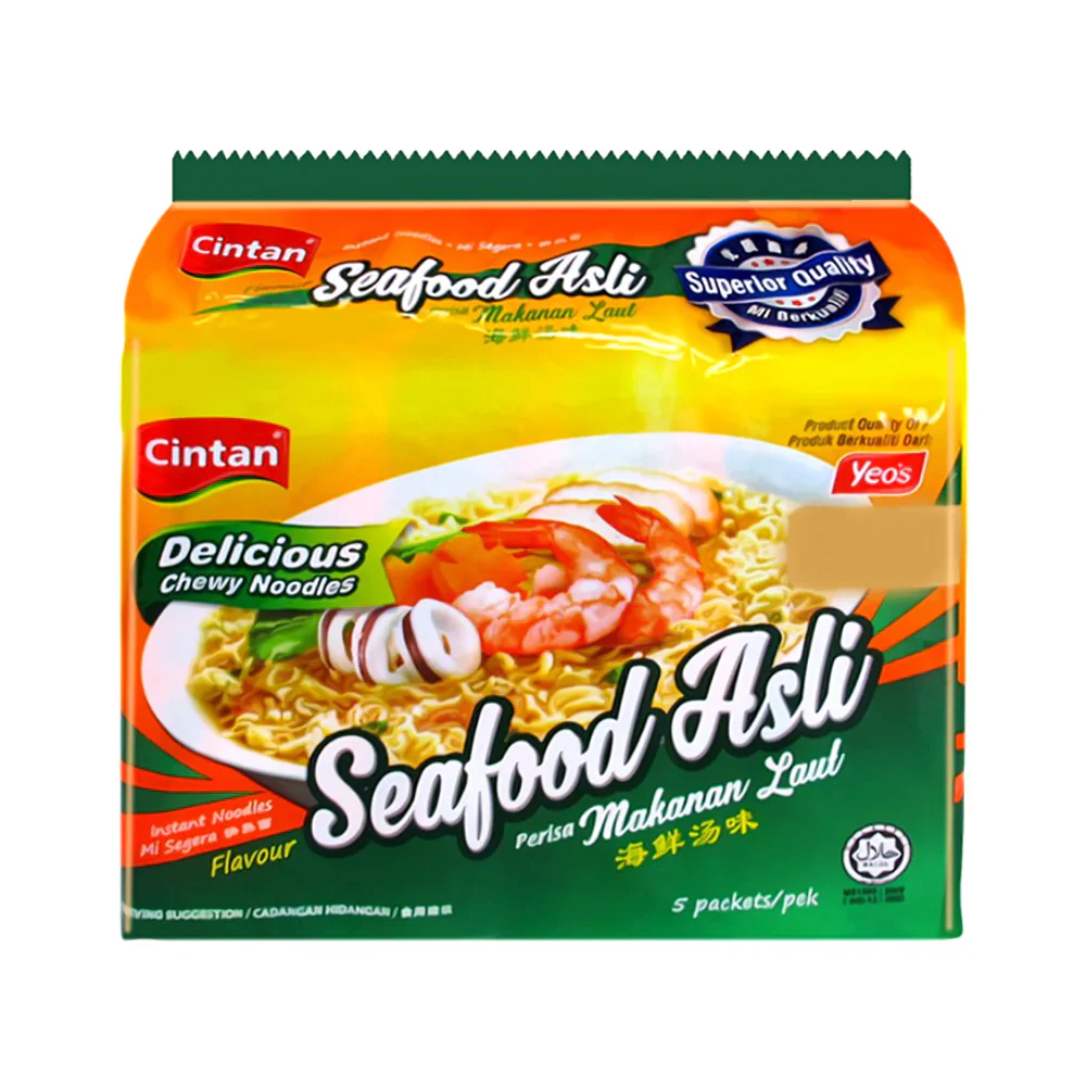 Cintan Seafood Soup Instant Noodles 5 Packs (Best Before: 14-04-2027)