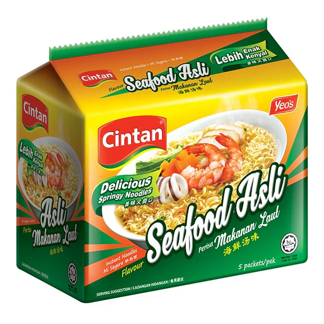 Cintan Seafood Soup Instant Noodles 5 Packs (Best Before: 14-04-2027) - Image 2