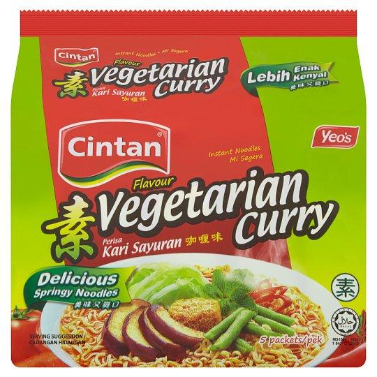 Cintan Vegetarian Curry Flavour Instant Noodles 5 Packs