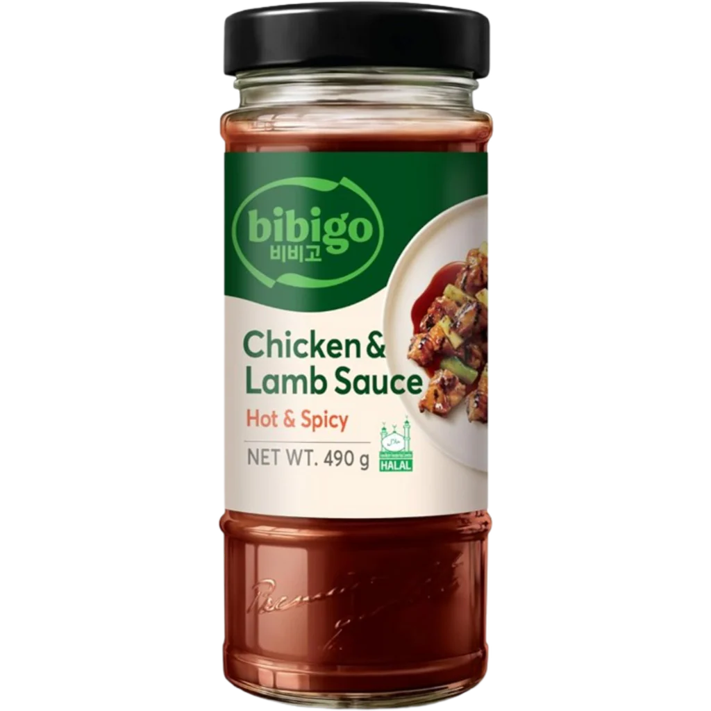 CJ Bibigo Chicken & Lamb Sauce - Hot & Spicy (Halal) 490g