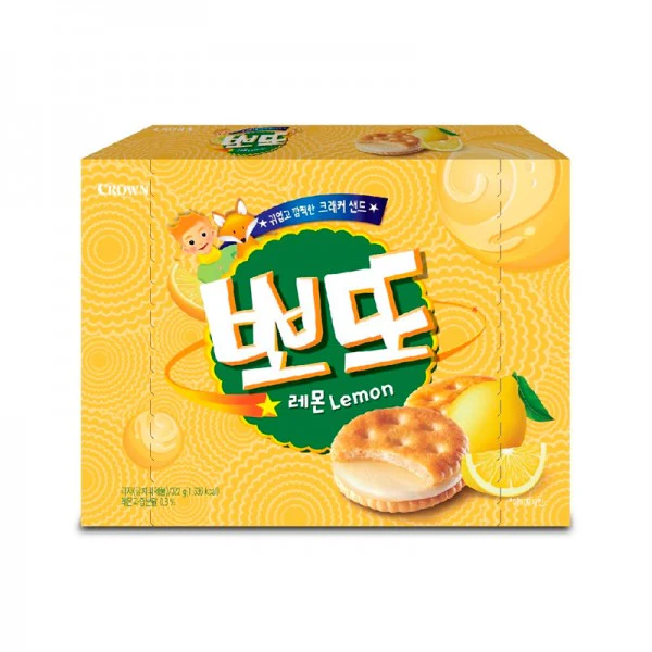 Crown Poteau Lemon Biscuits 322g (Best Before: 21-08-2026) - Image 2