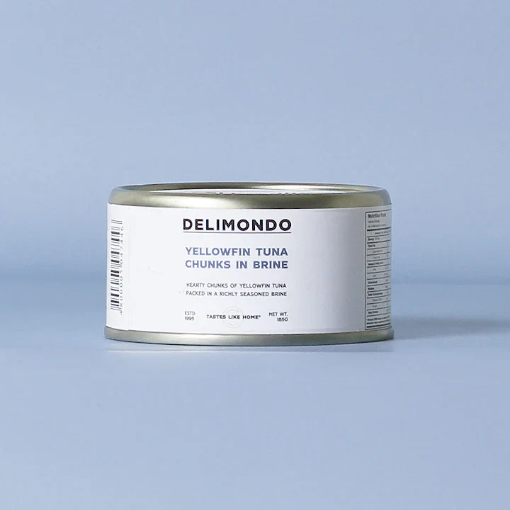 Delimondo Yellowfin Tuna Chunks in Brine 185g