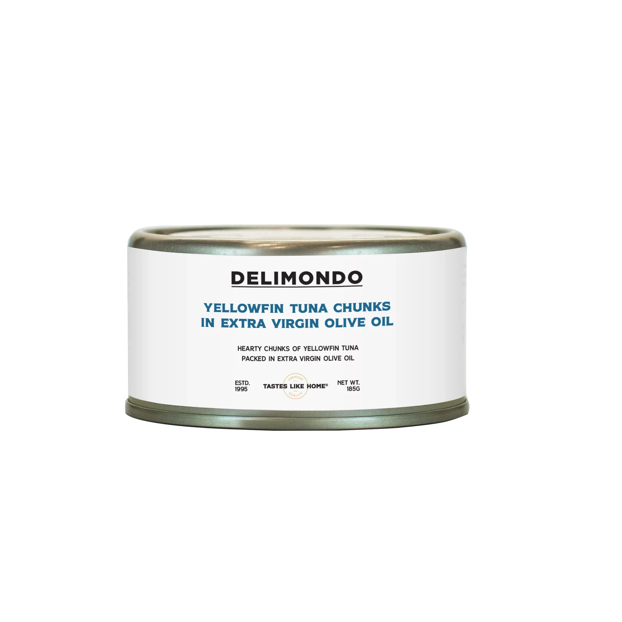Delimondo Yellowfin Tuna Chunks in Extra Virgin Olive Oil 185g