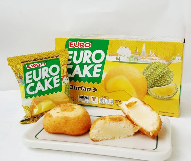 Euro Durian Flavour Cake 4pcs