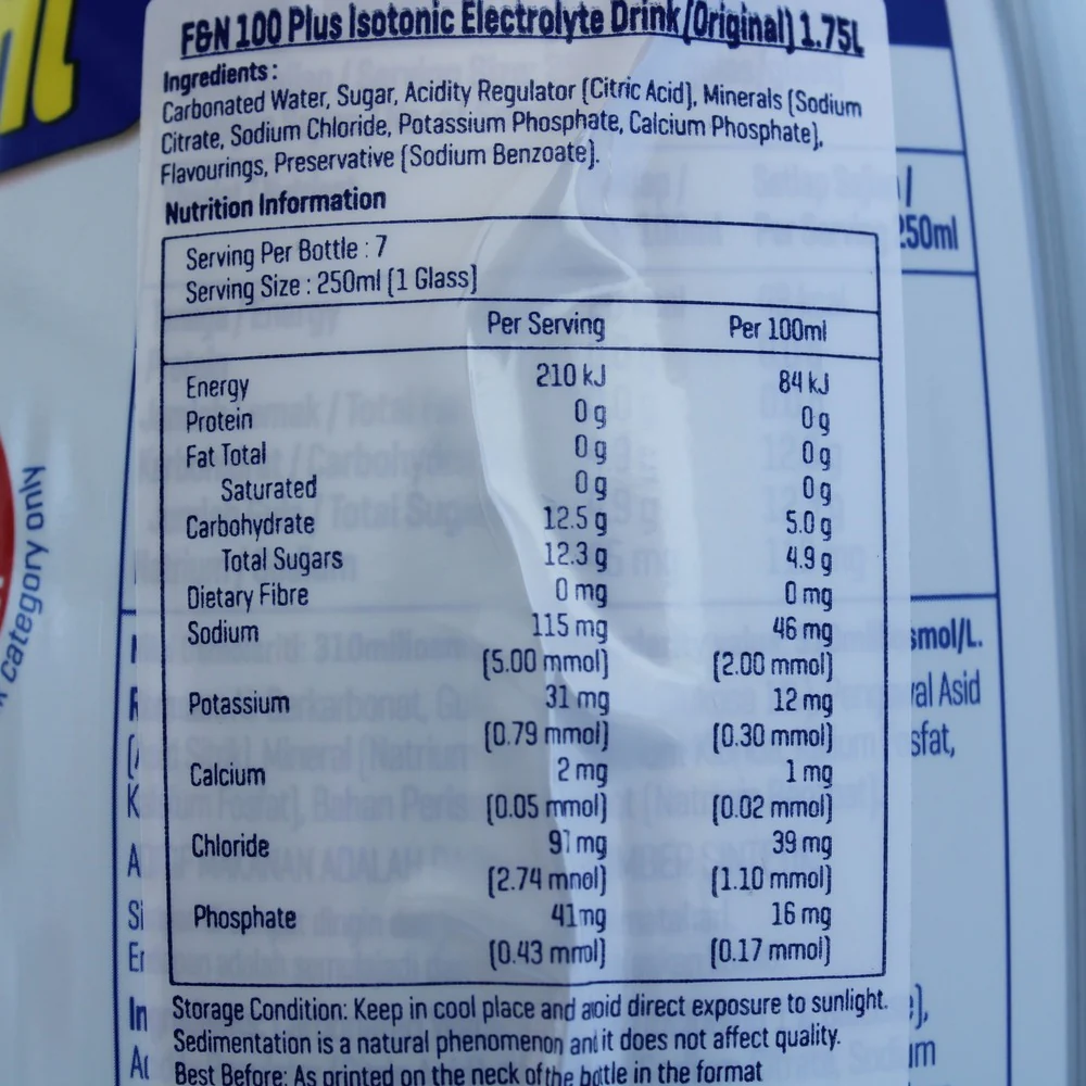 F&N 100 Plus Isotonic Drink 1.5L - Image 5