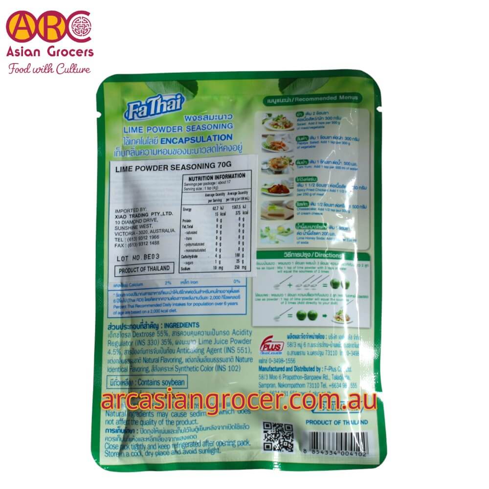 FaThai Lime Powder Seasoning 70g - Image 2