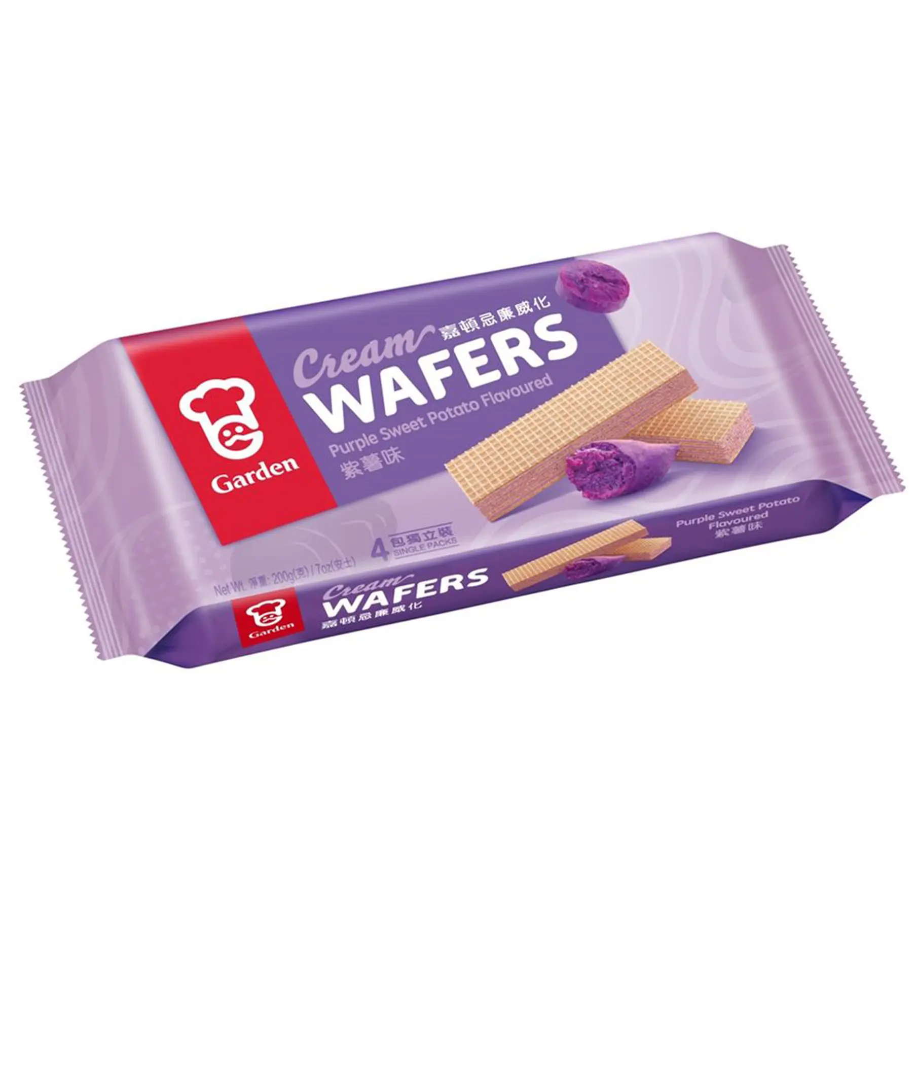 Garden Purple Sweet Potato Flavour Wafers Cream 200g