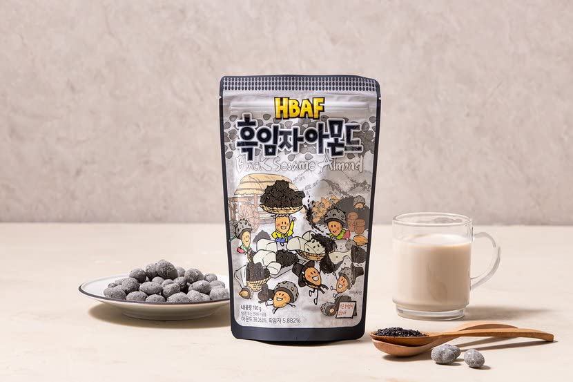 Gilim Black Sesame Almond 190g - Image 2