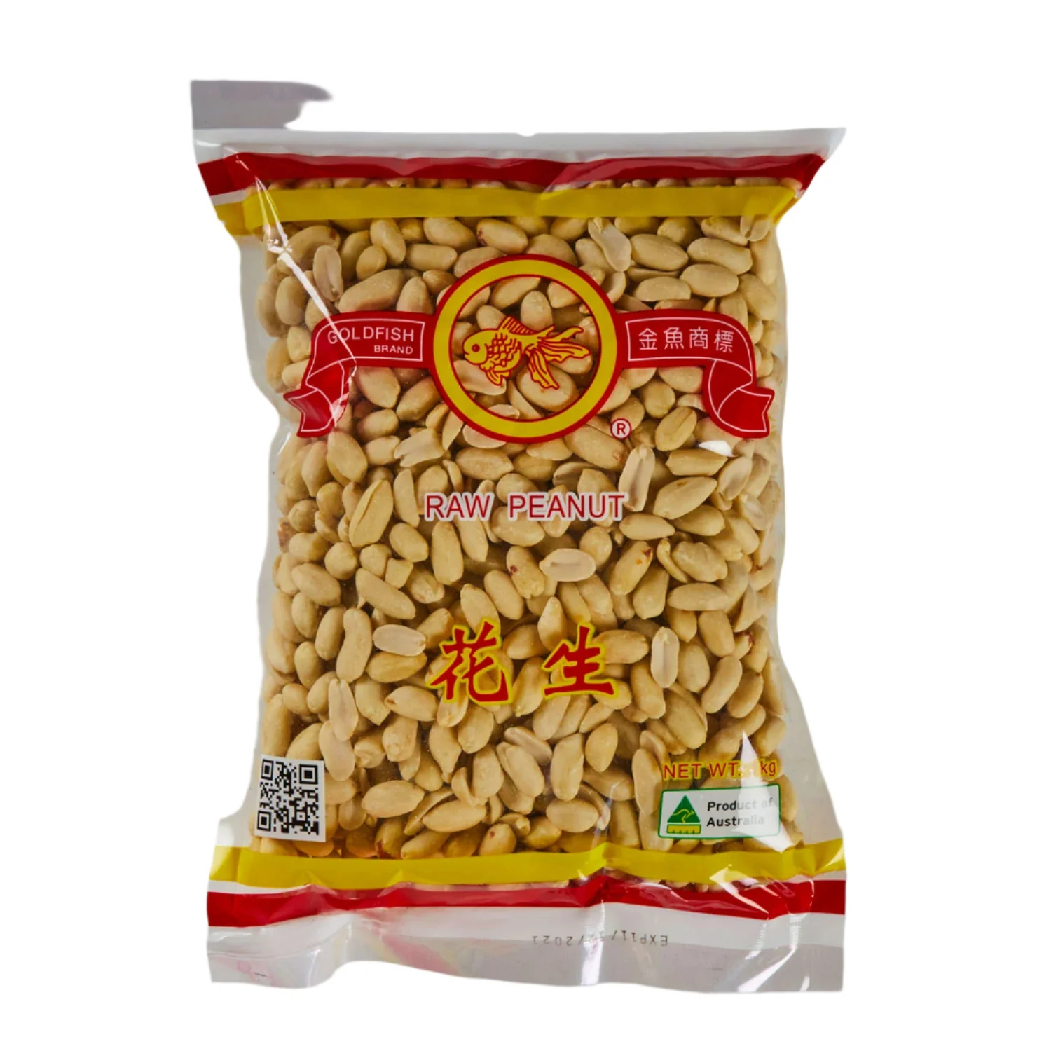 Goldfish Brand Raw Peanut Without Skin 1kg