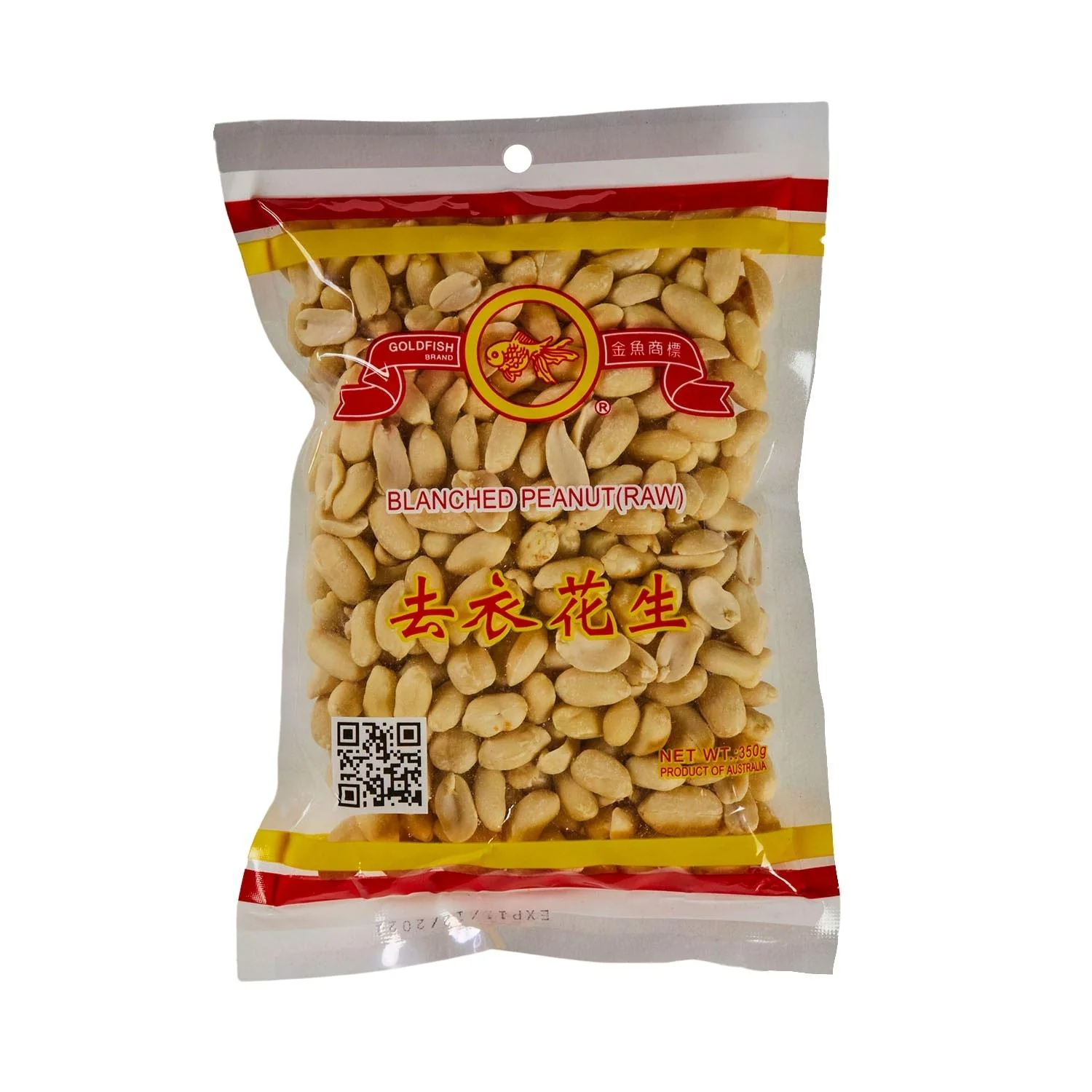Goldfish Brand Raw Peanut Without Skin 350g