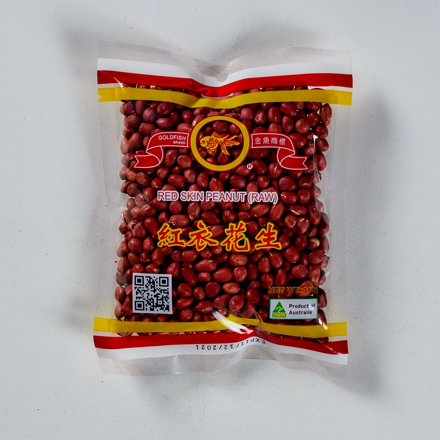Goldfish Brand Red Skin Peanut (Raw) 350g