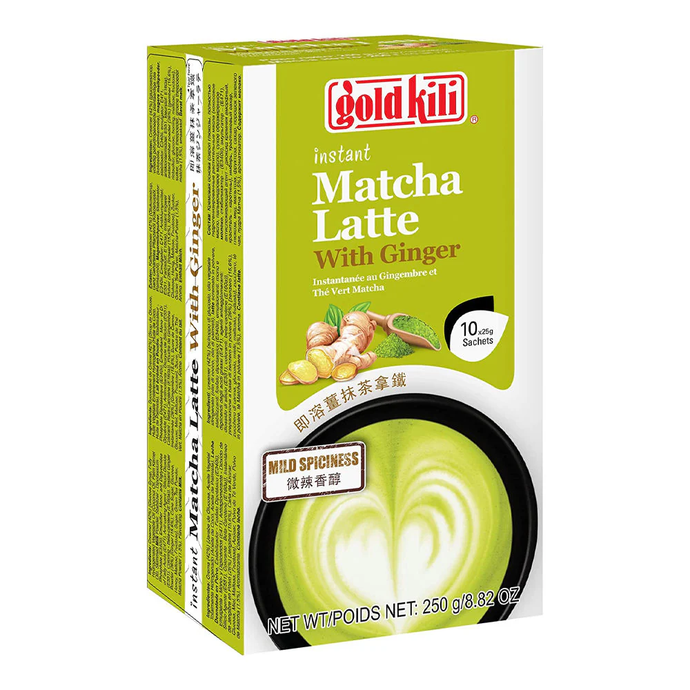 Gold Kili Instant Matcha Latte with Ginger 25g*10