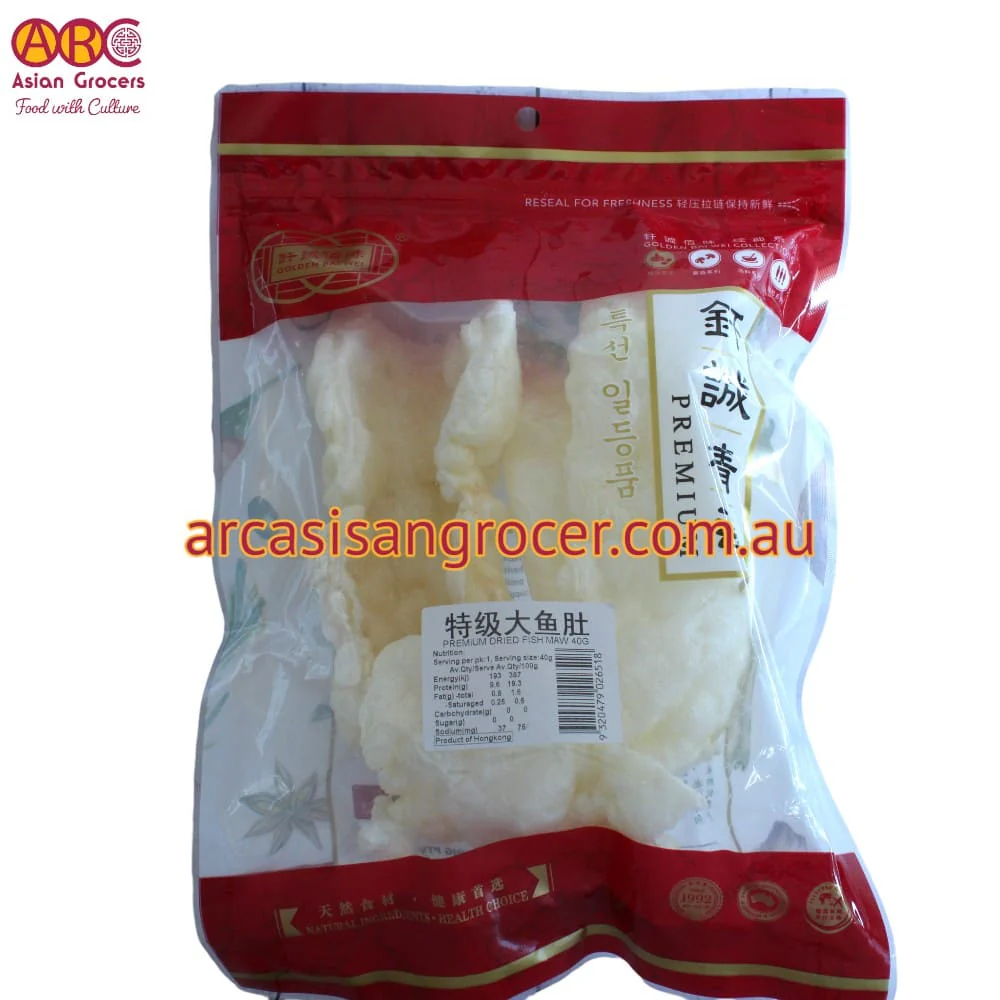 Golden Bai Wei Premium Dried Fish Maw 40g