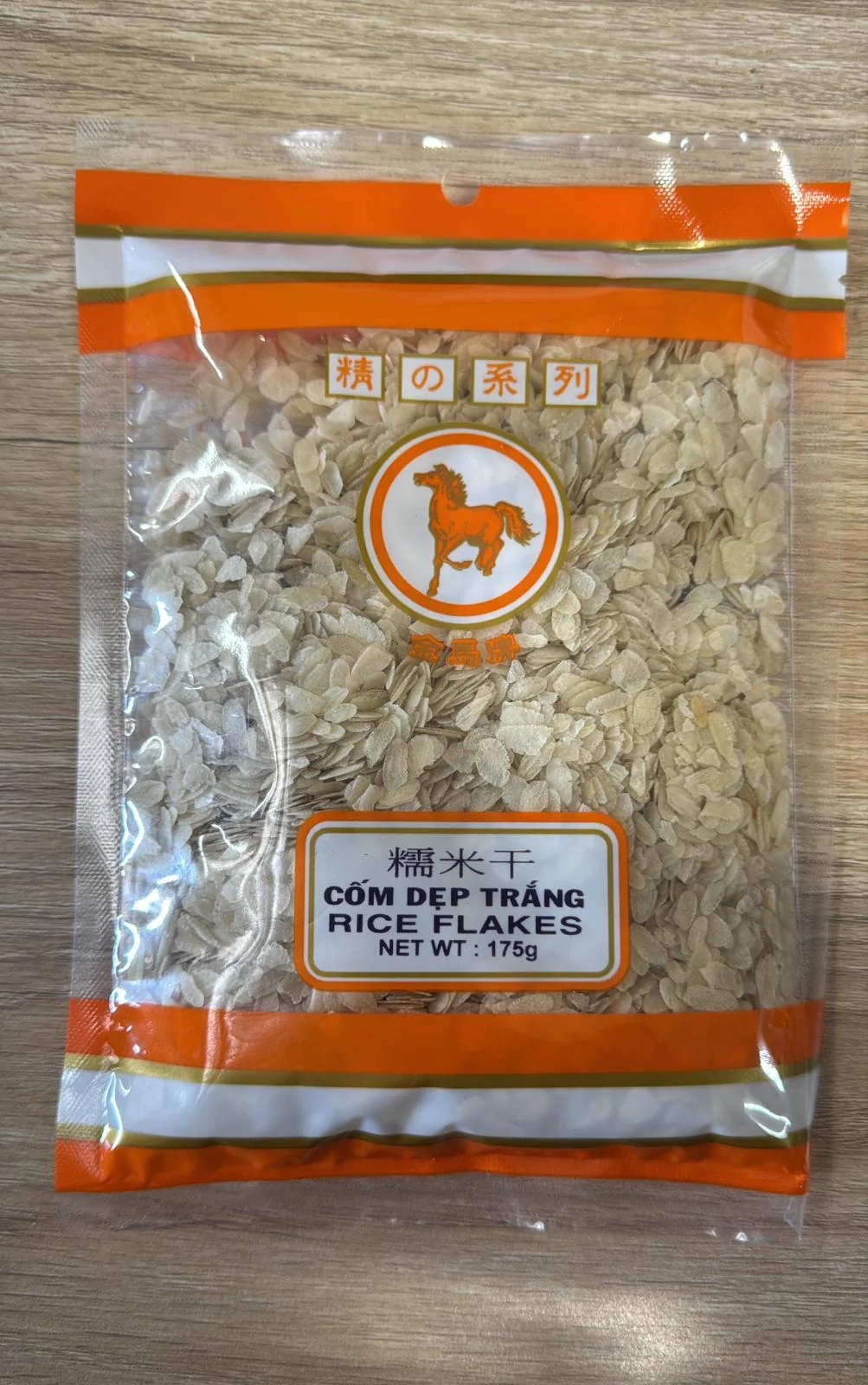 Golden Horse White Rice Flakes 175g - Image 2