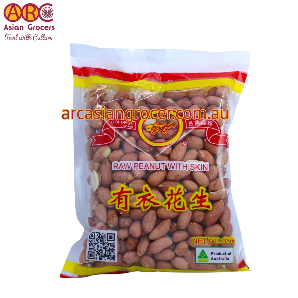 Goldfish Brand Raw Peanut With Skin 350g