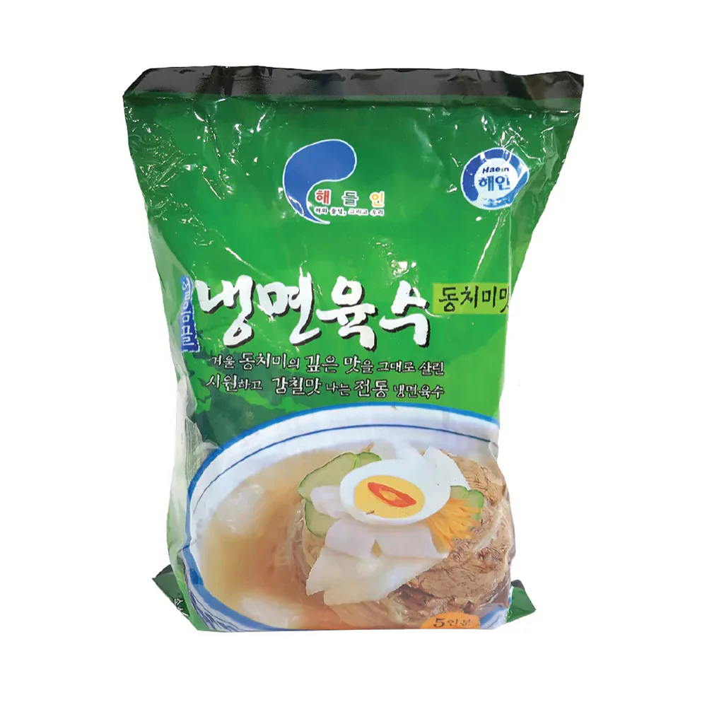 Haein Radish Flavour Cold Noodle Broth 310ml * 5 Bags