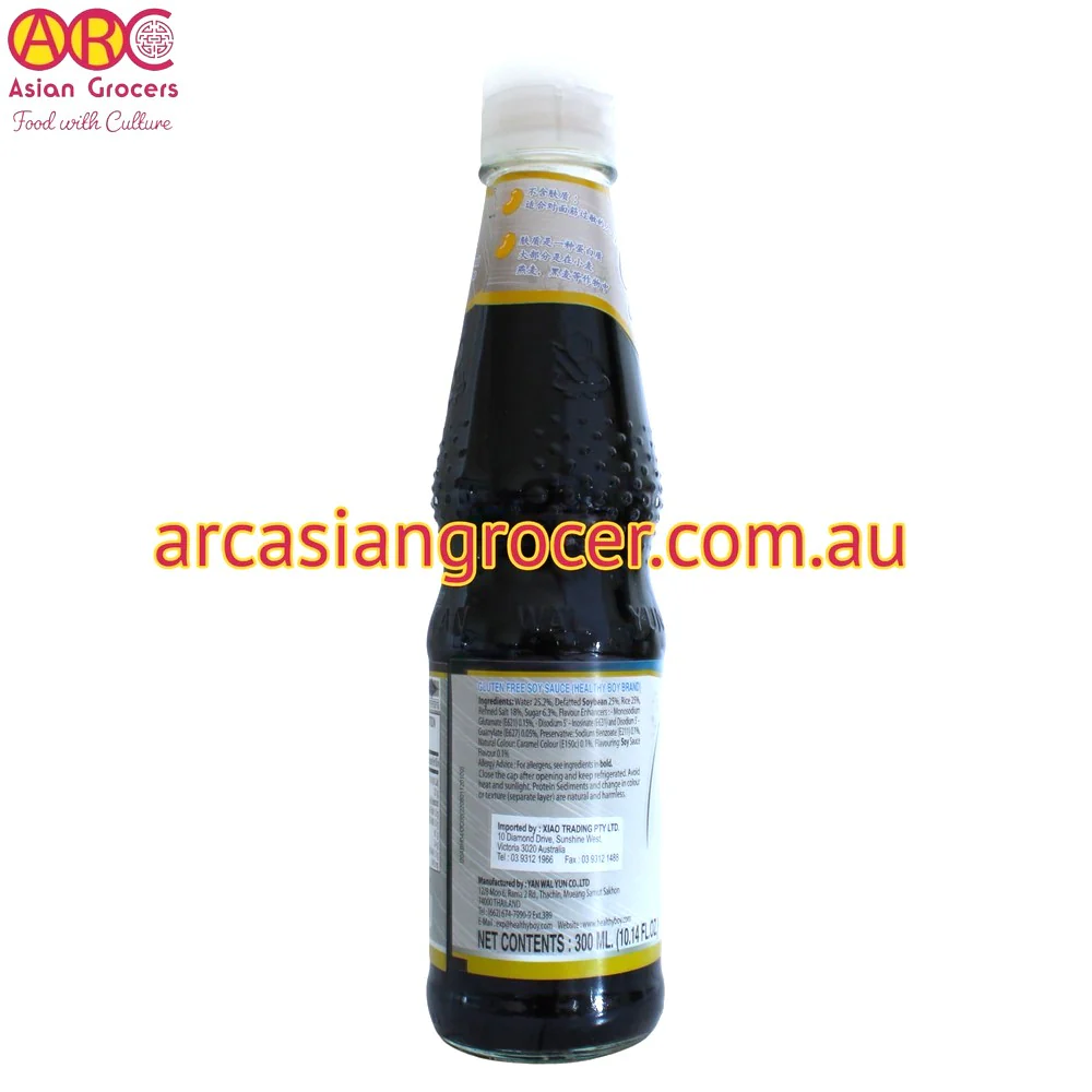 Healthy Boy Brand Gluten-Free Soy Sauce 300ml - Image 3