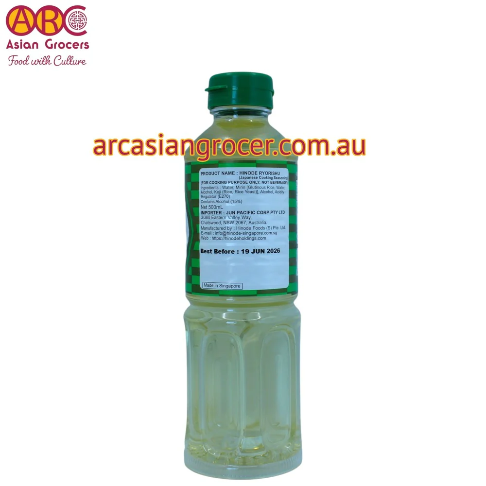 Hinode Ryorishu Japanese Cooking Sake 500ml - Image 2