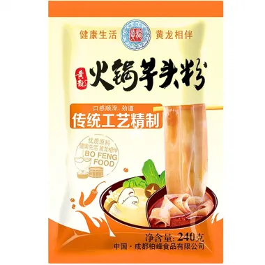 Huang Long Taro Flavour Noodle for Hot Pot 240g (Best Before: 28-10-2026)