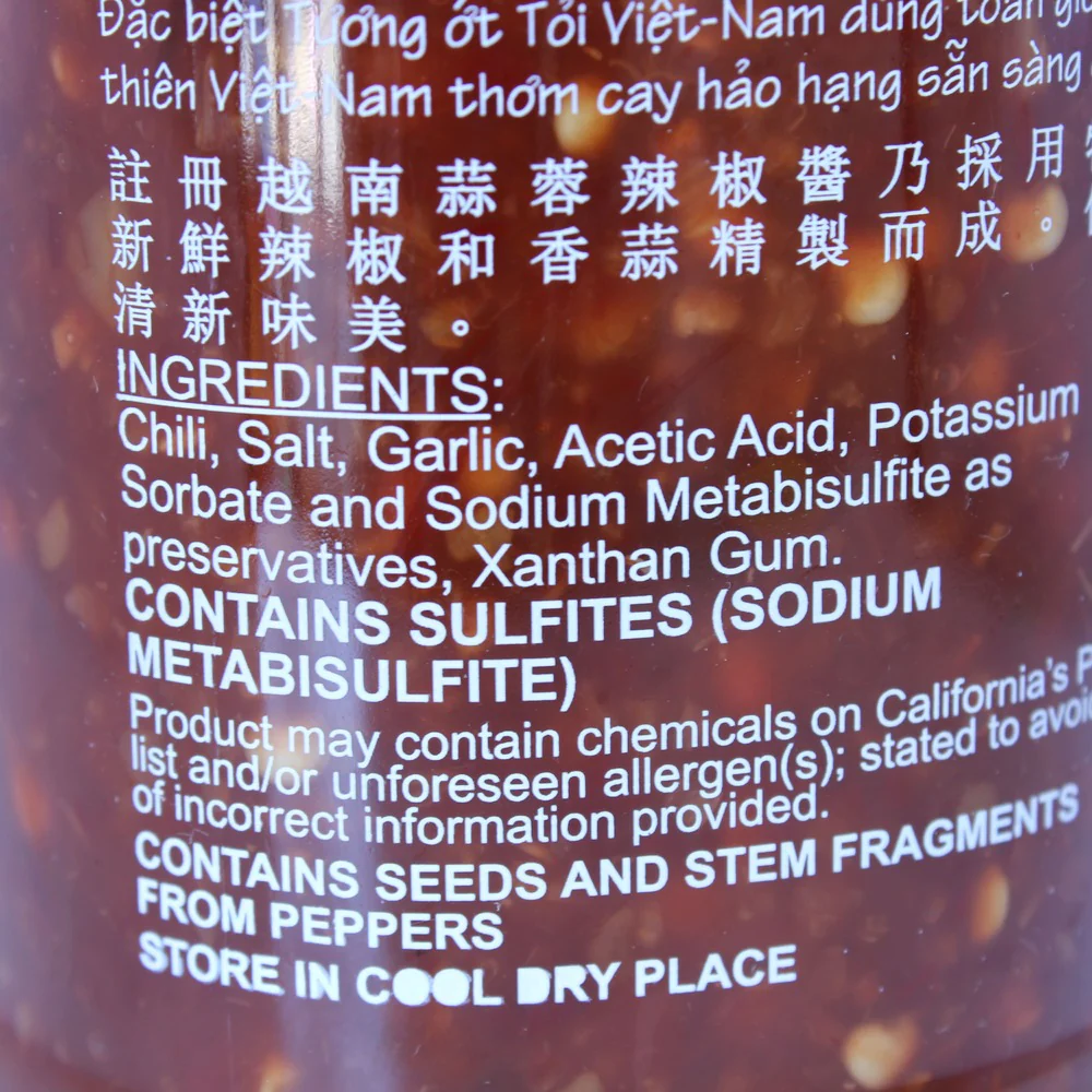 Huy Fong Chilli Garlic Sauce 510g - Image 5