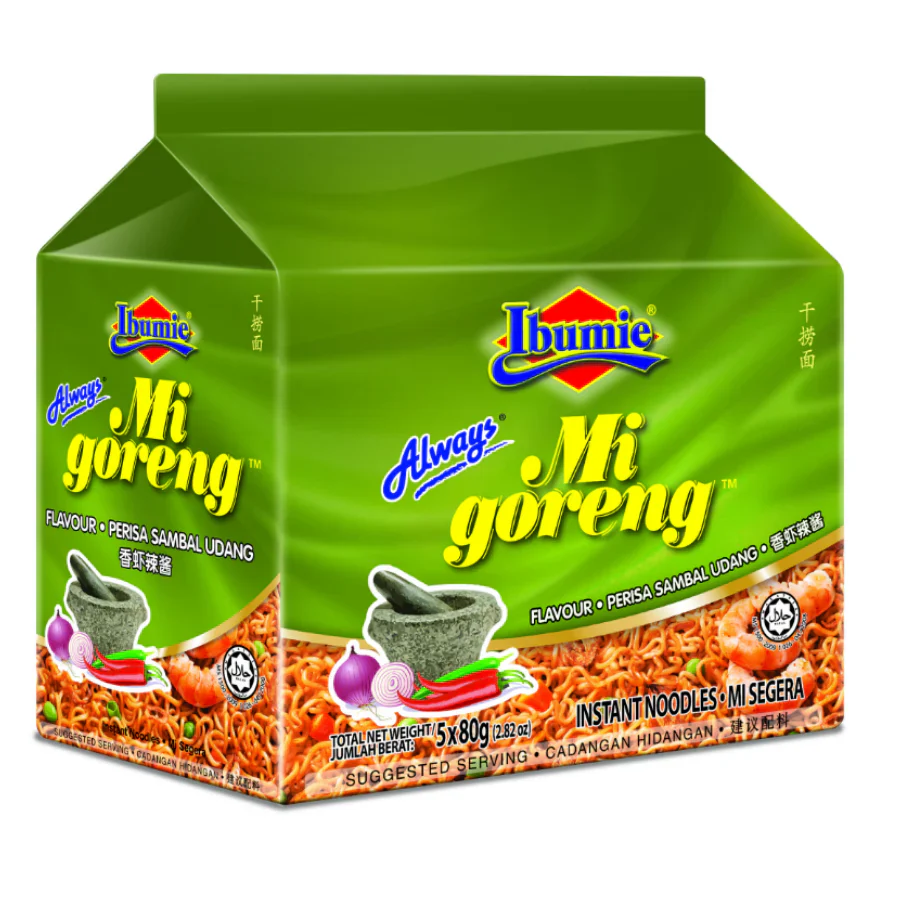 Ibumie Always Mi Goreng Sambal Udang Instant Noodles 5 Packs