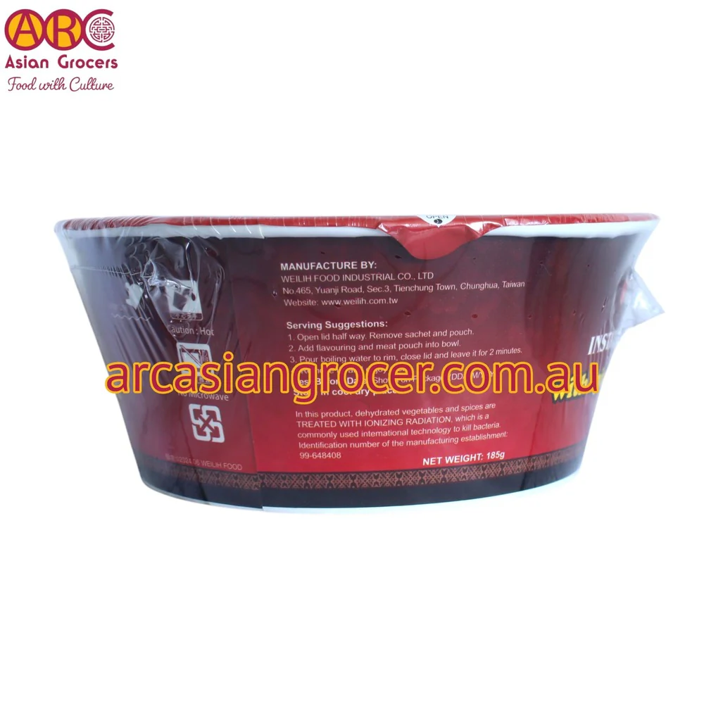 Ichiban Delicious Spicy Sichuan Beef Instant Noodles 185g - Image 4