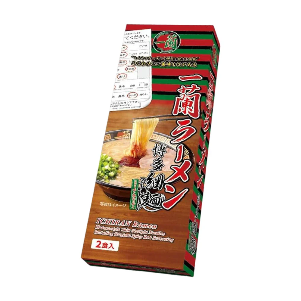 Ichiran Ramen Hakata Thin Straight Noodles 2 Servings 248g - Image 2