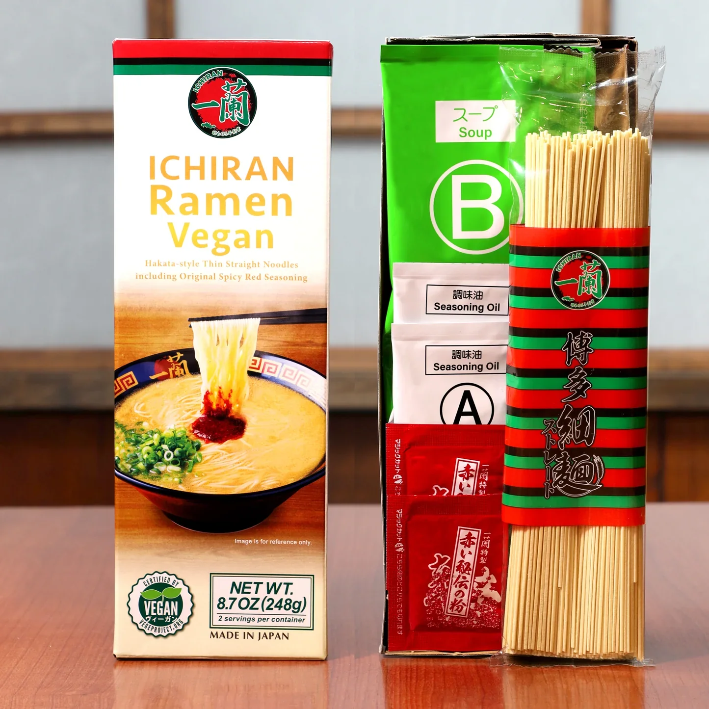 Ichiran Ramen Hakata Thin Straight Noodles 2 Servings 248g - Image 3