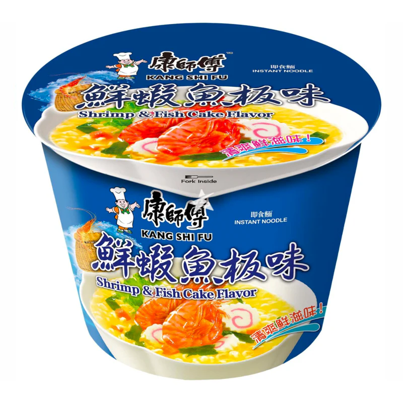Kang Shi Fu Seafood Flavour Instant Noodles Bowl 101g (Best Before: 08-10-2026)