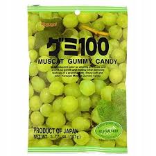 Kasugai Muscat Gummy Candy 107g (Best Before: 18-09-2026)